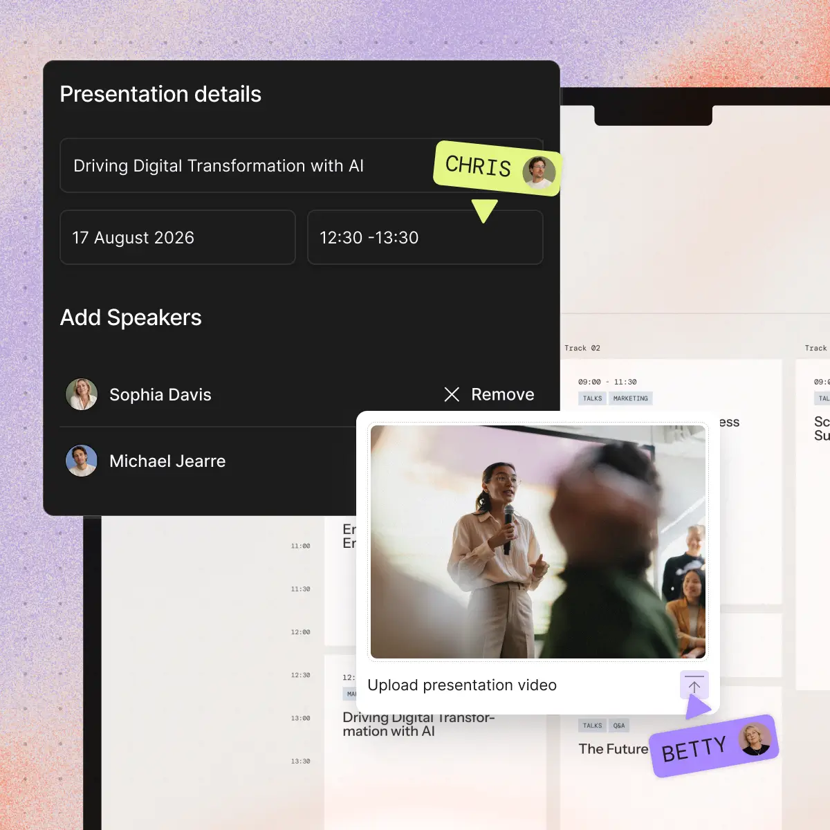 app interface